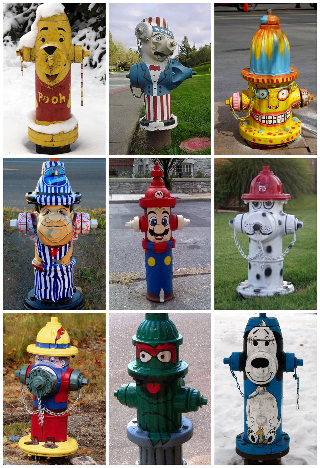 25 Funny Fire Hydrants | Gift Ideas | Creative Spotting