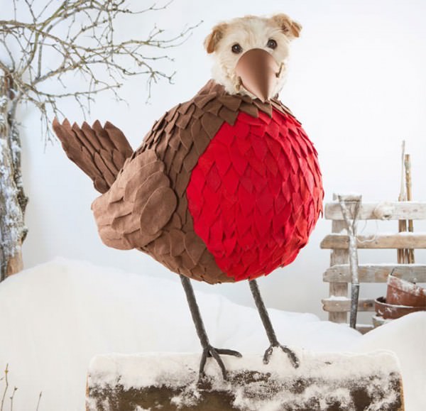 Every Year for Christmas, Photographer Peter Thorpe Dresses Up His Dog Animals + Nature Photography 