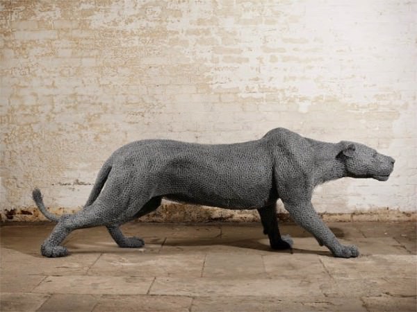 Animal Sculptures From Galvanized Wire By Kendra Haste Animals + Nature Art + Graphics 