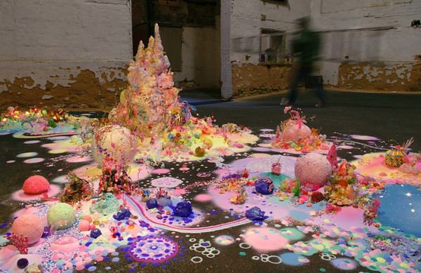 Candy-like Floor Installations by Tanya Schultz Art + Graphics 