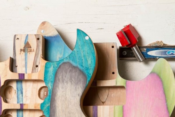 Guitars Made from Recycled Skateboards by Nick Pourfard Sustainability 