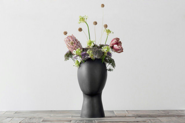 Brilliant: Putting Plants in a Head-shaped Vase Design 