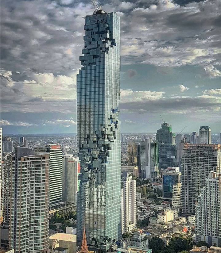 Mahanakhon, the New Art Design Skyscraper of Bangkok Architecture + Interiors 